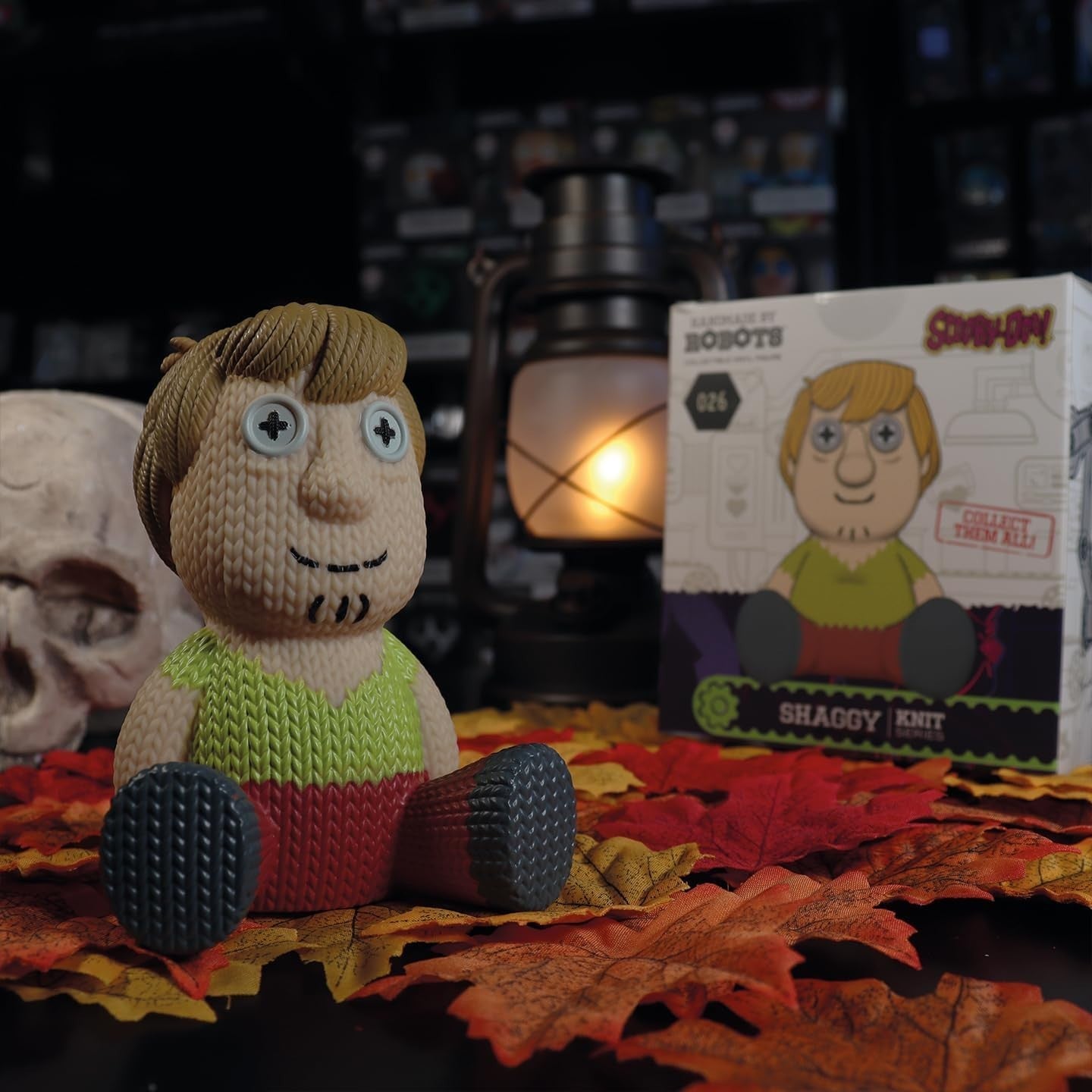 Scooby-Doo! Shaggy Vinyl Figure NEW Handmade By Robots #026 Knit Series