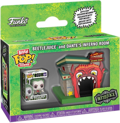 Funko Bitty Pop Towns Beetlejuice And Dante's Inferno Room