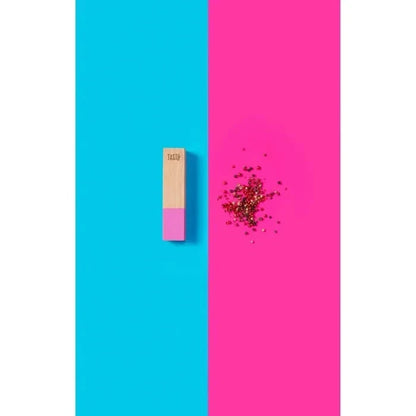 TASTY Wooden Pepper Shaker Pink Beech Wood Kitchen Spice Seasoning Dispenser