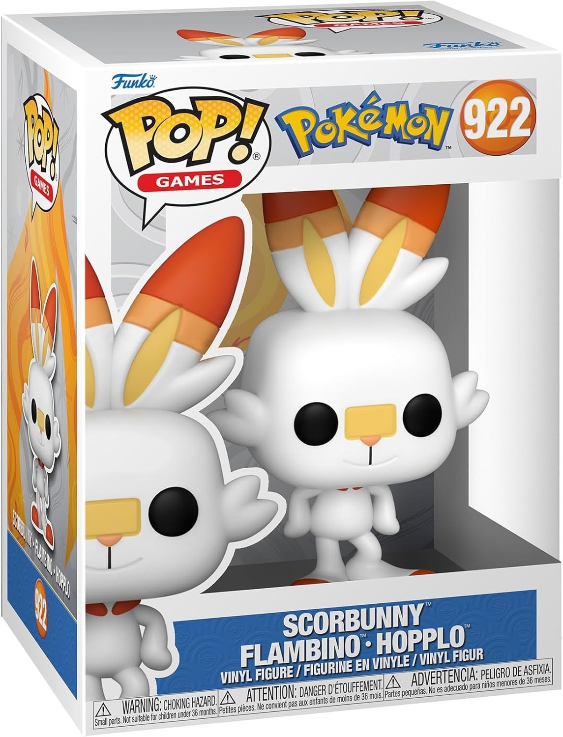 Funko Pop Games Pokémon Scorbunny #922 Vinyl Figure