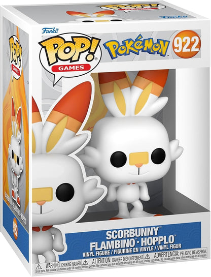 Funko Pop Games Pokémon Scorbunny #922 Vinyl Figure