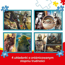 Trefl Star Wars The Mandalorian 4-in-1 Jigsaw Puzzle Set
