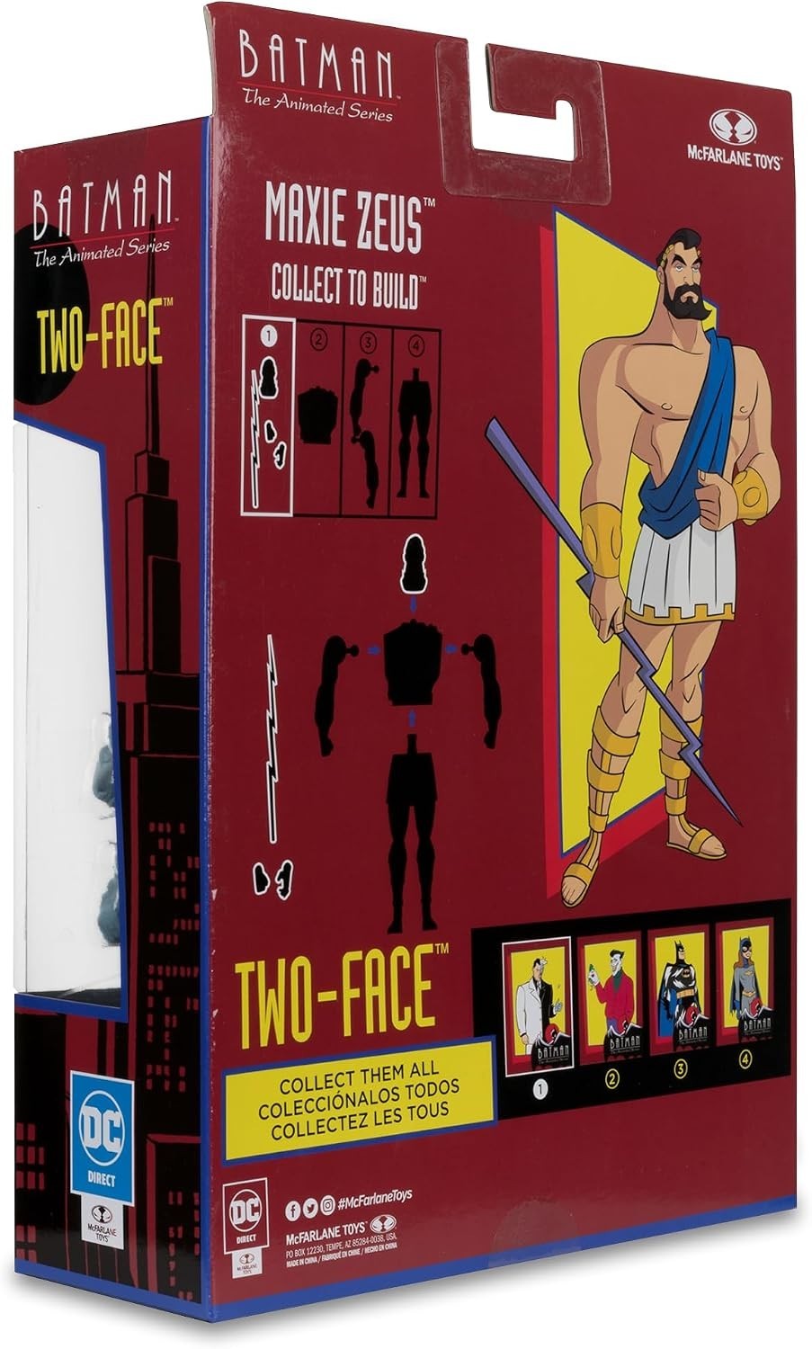 McFarlane Toys DC Batman The Animated Series Two-Face 6in Figure Maxie Zeus BAF