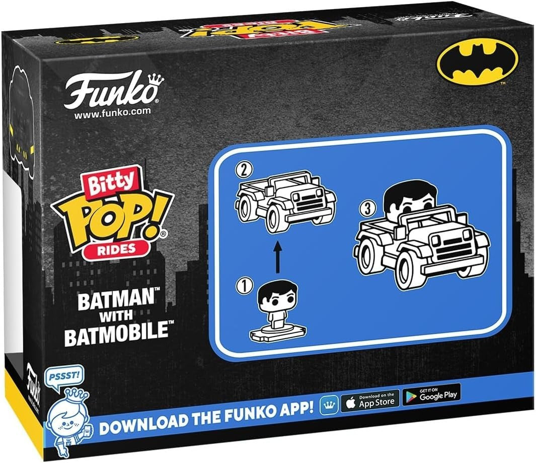 Funko Bitty Pop! Rides Batman With Batmobile DC Universe