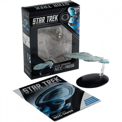 Eaglemoss Star Trek U.S.S Voyager NCC-74656 Intrepid Class Model w/Magazine