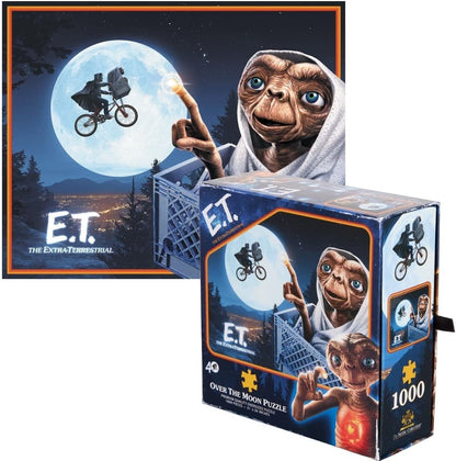 Noble Collection E.T. The Extra-Terrestrial Over The Moon 1000 Piece Puzzle