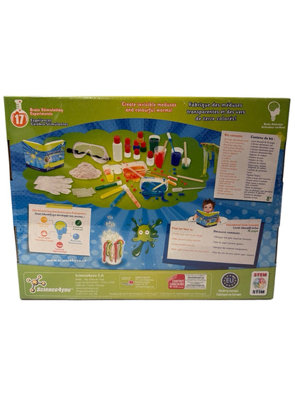 Science4you Slime Factory STEM Experiment Kit – 17 Experiments (Age 8+)