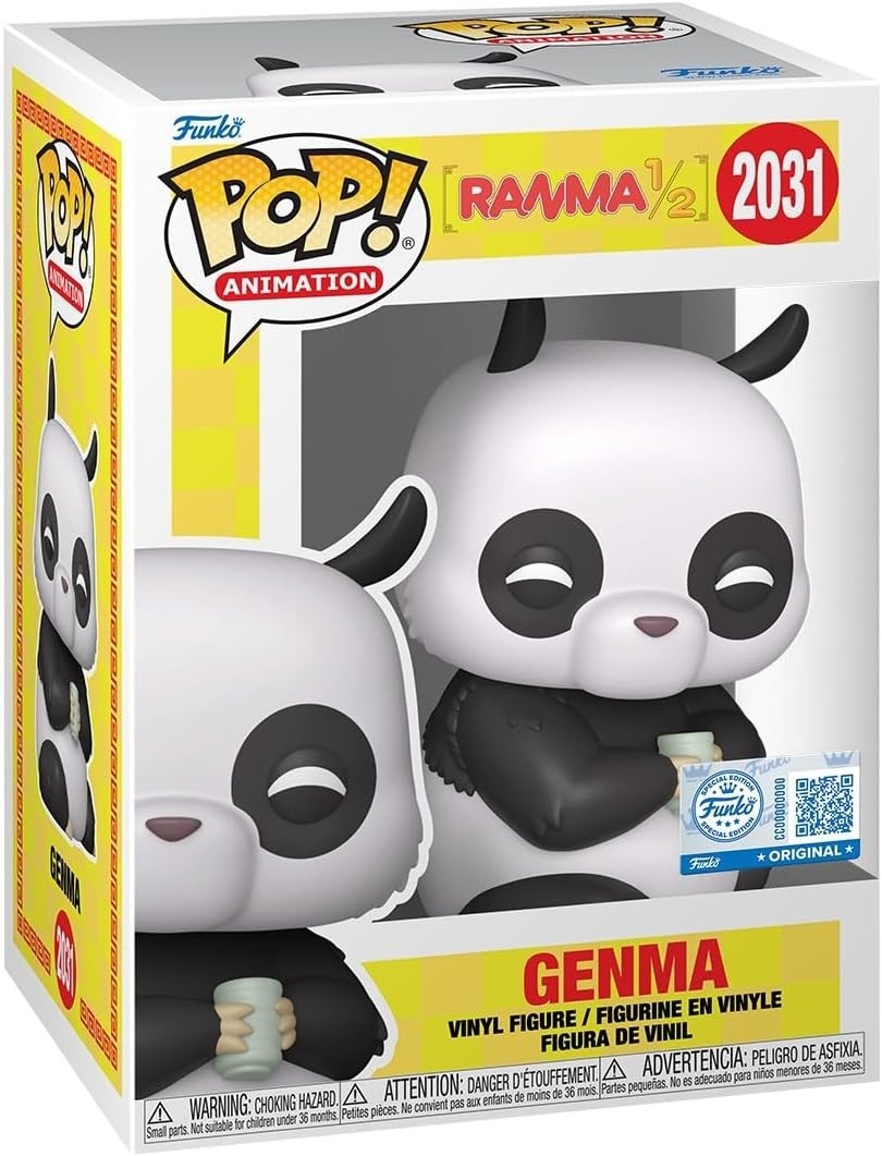 Funko Pop! Animation Ranma 1/2 Genma #2031 Panda Vinyl Figure