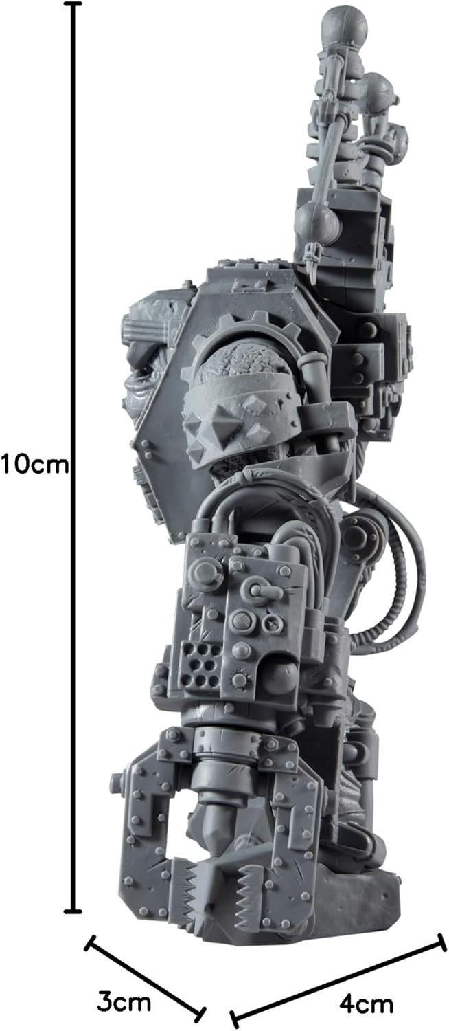 McFarlane Toys Warhammer 40K Megafig Ork Big Mek Action Figure Box Worn