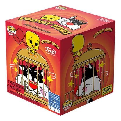Funko Pop! Tees Looney Tunes Sylvester & Tweety Flocked + T-Shirt Set - Size S