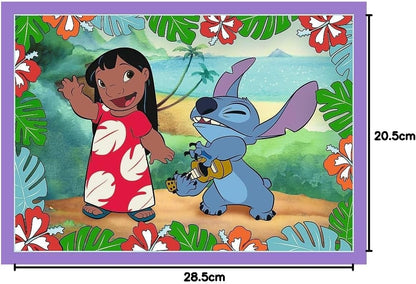 Trefl Disney Stitch 4 in 1 Puzzle Set 35 48 54 70 Pieces Kids Jigsaw