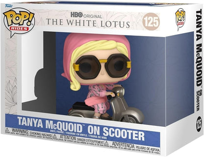 Funko Pop Rides The White Lotus Tanya McQuoid On Scooter #125 Vinyl Figure