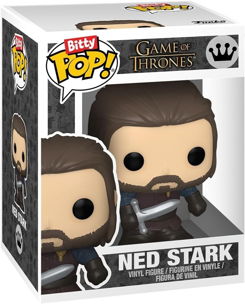 Funko Bitty Pop Game of Thrones Ned + Arya Stark + Nymeria + Mystery 4 Pack