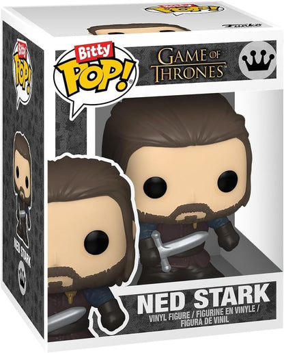 Funko Bitty Pop Game of Thrones Ned + Arya Stark + Nymeria + Mystery 4 Pack