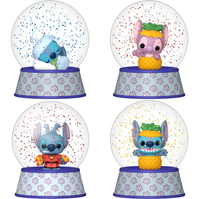 Funko POP! Disney Lilo & Stitch Glitter Globe Vinyl Figure Choose Character