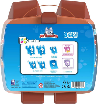Pet Simulator Collector Bundle Carry Case with Plush Figures & DLC Codes
