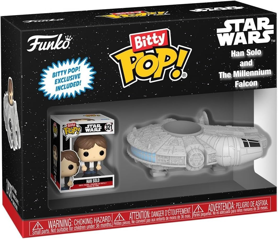 Funko Bitty Pop Ride Star Wars - Han Solo and The Millennium Falcon