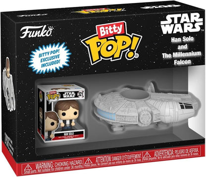 Funko Bitty Pop Ride Star Wars - Han Solo and The Millennium Falcon