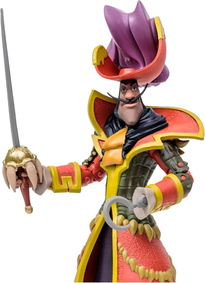 McFarlane Toys Disney Mirrorverse Captain Hook 7in Action Figure