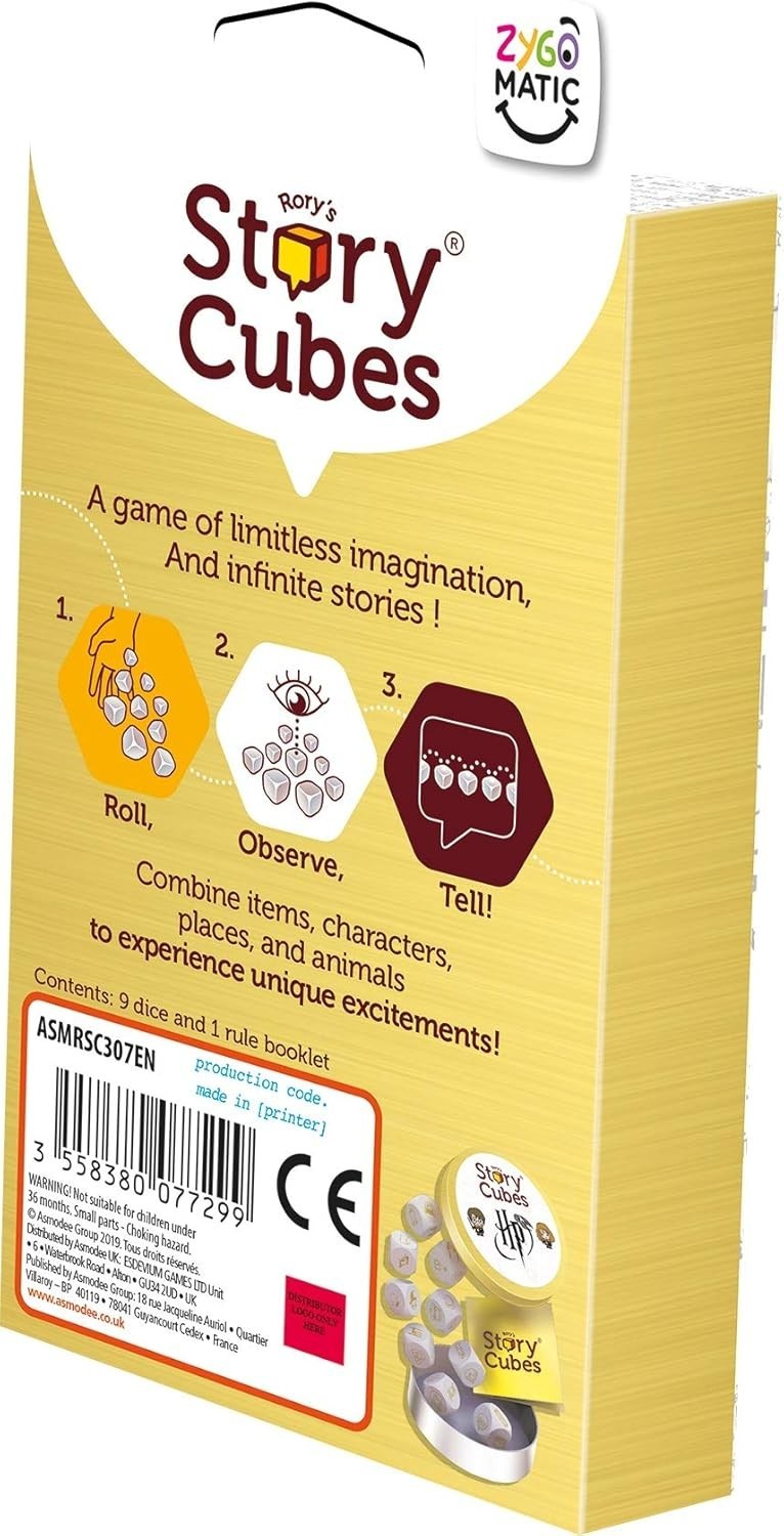 Rory’s Story Cubes Harry Potter Edition – 9 Dice Story Game (Age 6+)