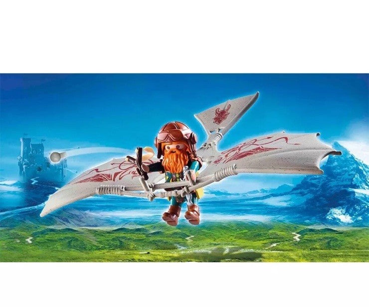 Playmobil - Knights Dwarf Flyer (9342) - Brand New Sealed