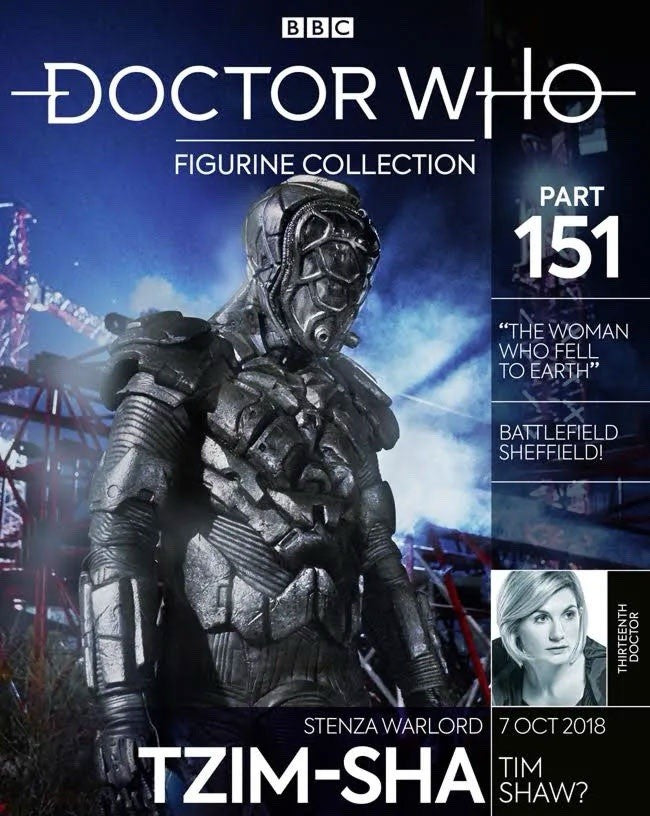 Eaglemoss Doctor Who Figurine Collection #151 Stenza Warlord Tzim-Sha & Mag