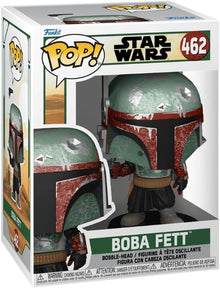 (BOX DMG) Funko Pop! Star Wars Boba Fett 462 Bobble Head Figure