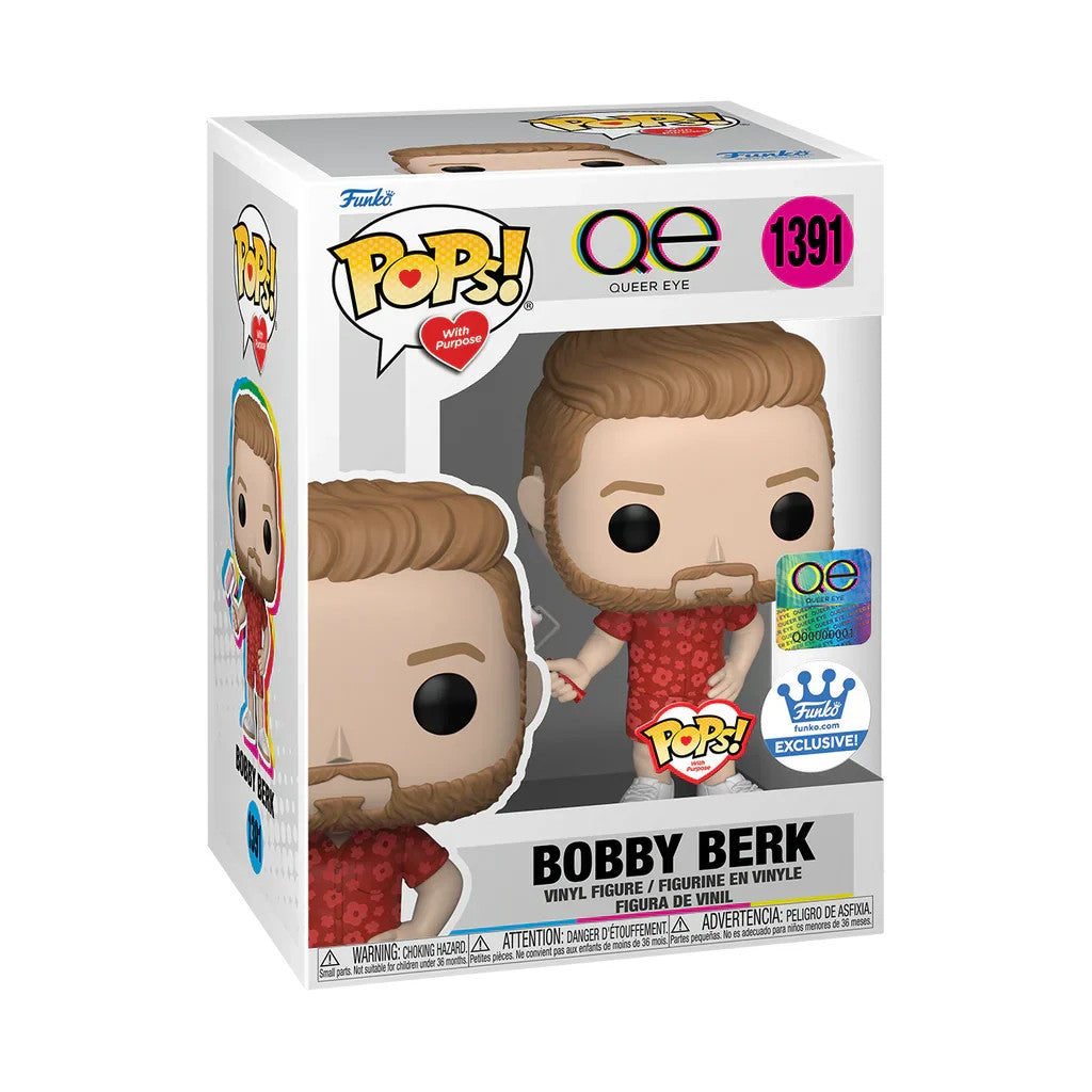 Funko Pop! Queer Eye Bobby Berk #1391 Funko Shop Exclusive Vinyl Figure