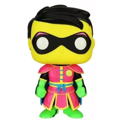 Funko Pop! Heroes Robin Future City Exclusive #377 Blacklight Vinyl Figure