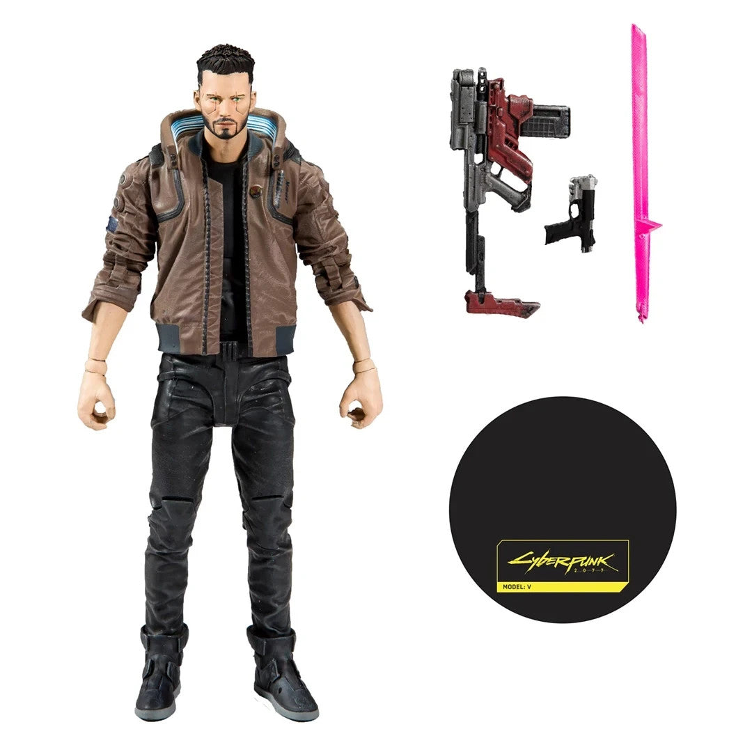 McFarlane Toys Cyberpunk 2077 V Action Figure 7 Inch