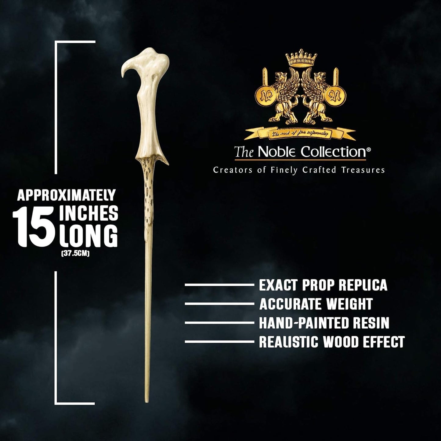 The Noble Collection Harry Potter Lord Voldemort Wand in Ollivanders Box