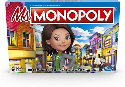 Ms. Monopoly Board Game Hasbro Family Property Trading Game