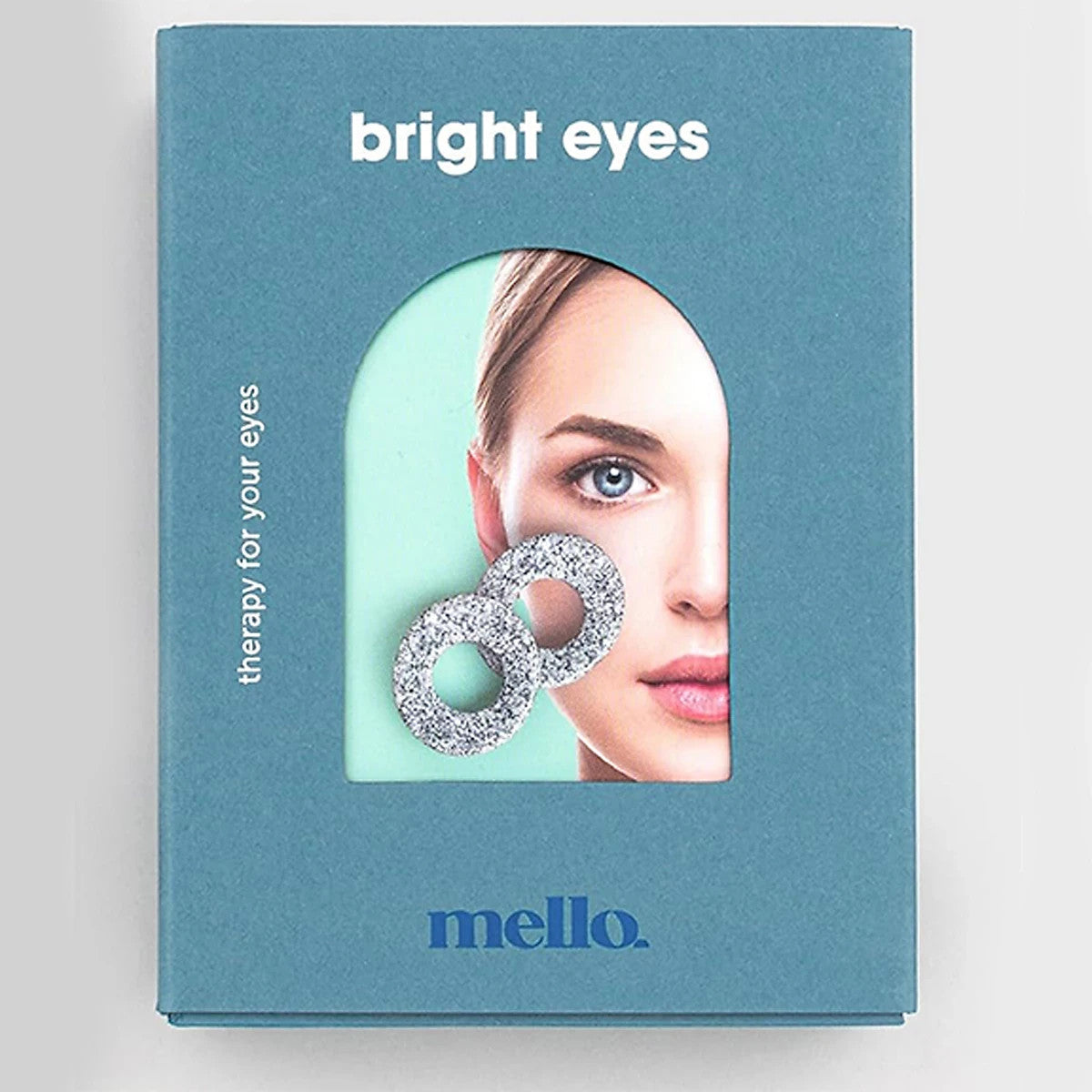 Suck UK Mello Bright Eyes Cooling Soapstone Eye Masks with Fabric Pouch Descrip