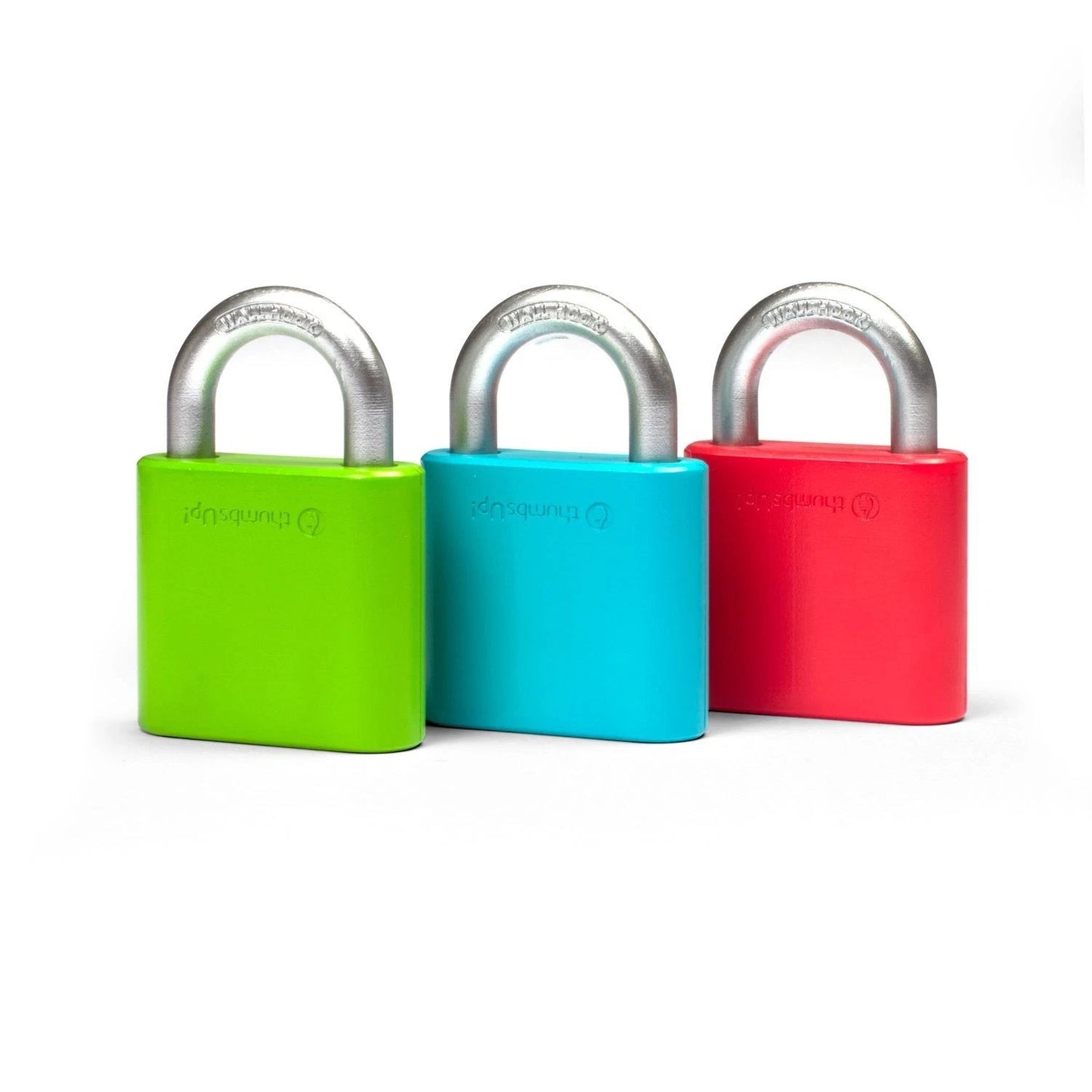 Thumbs Up PadHooks Wall Hooks Set of 3 Padlock Coat Key Bag Hangers Novelty