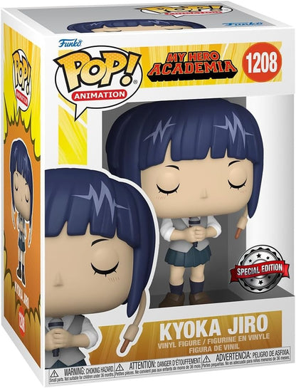 Funko Pop! Tees My Hero Academia Kyoka Jiro Tee & #1208 SE Vinyl Figure- Size L