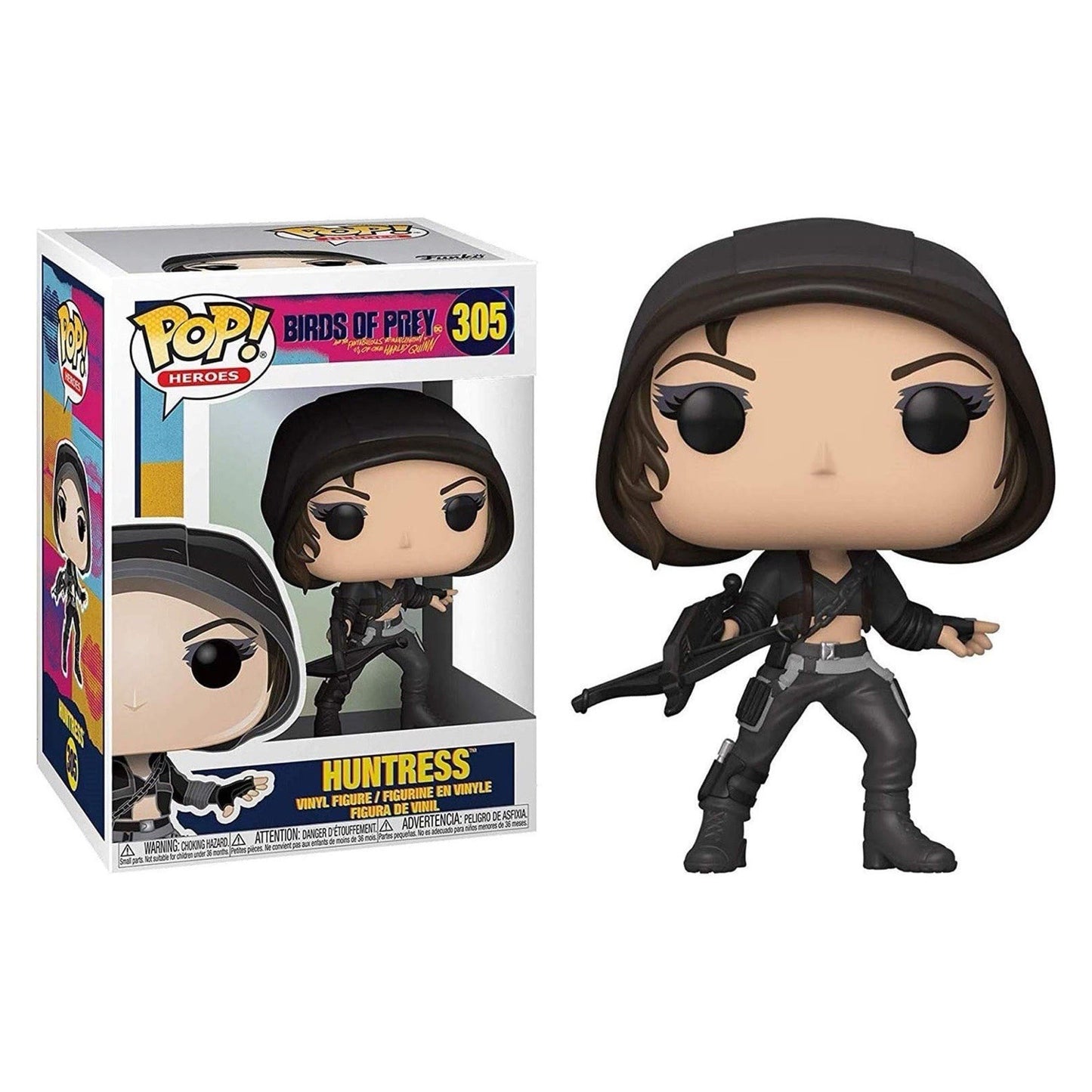 Funko Pop Heroes Birds of Prey Huntress #305 Vinyl Figure DC Comics