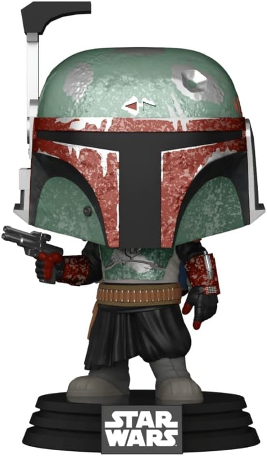 (BOX DMG) Funko Pop! Star Wars Boba Fett 462 Bobble Head Figure