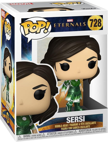 (BOX DMG) Funko Pop Marvel Eternals Sersi 728 Vinyl Figure Bobble Head