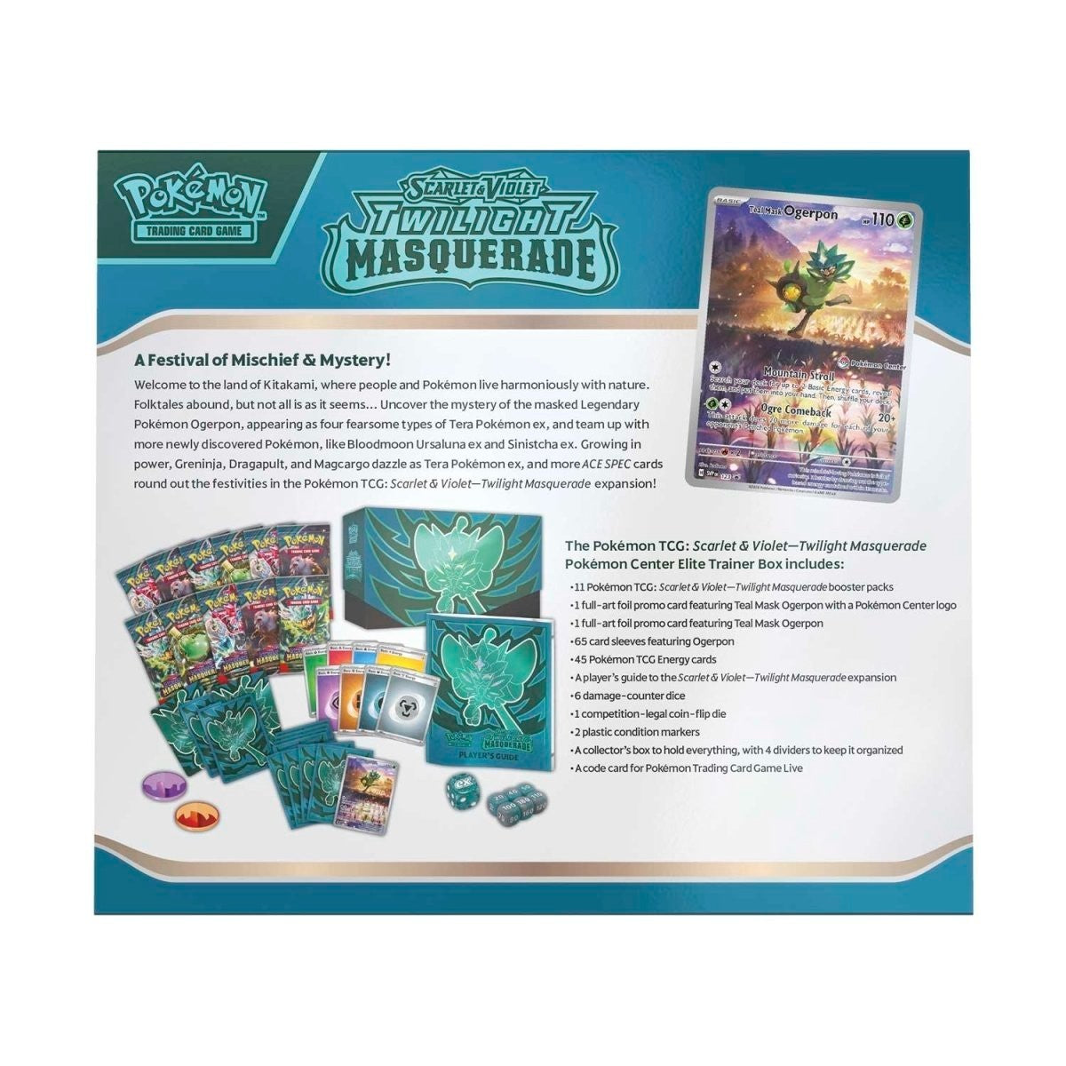 Pokemon Center Twilight Masquerade Elite Trainer Box Sealed