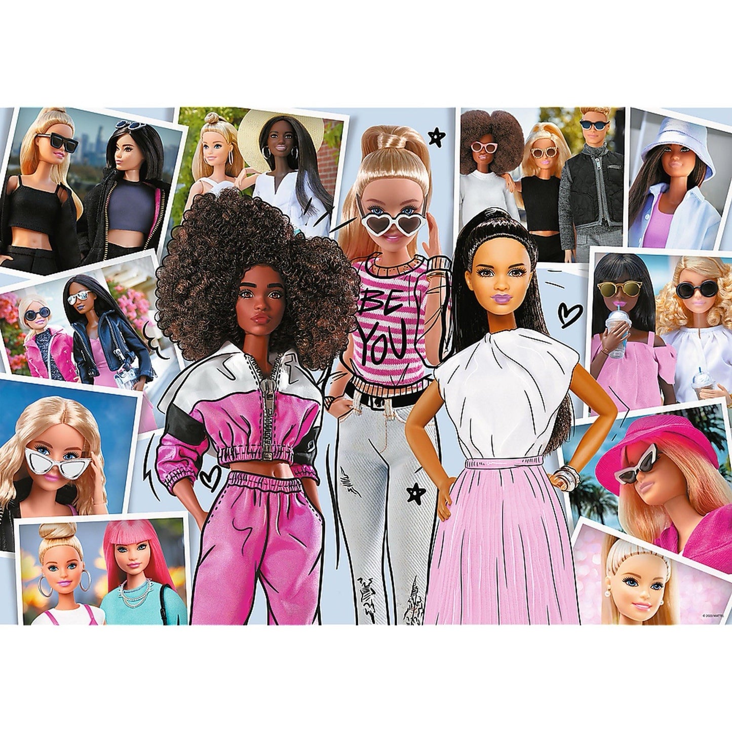 Trefl Barbie 200 Piece Jigsaw Puzzles for Kids – Barbie & Friends (Box Crease)