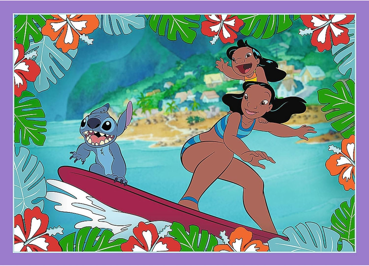 Trefl Disney Stitch 4 in 1 Puzzle Set 35 48 54 70 Pieces Kids Jigsaw