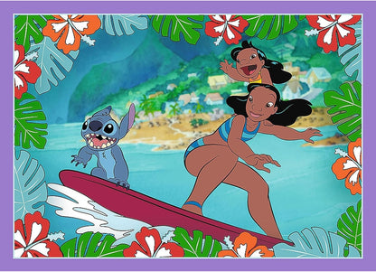 Trefl Disney Stitch 4 in 1 Puzzle Set 35 48 54 70 Pieces Kids Jigsaw