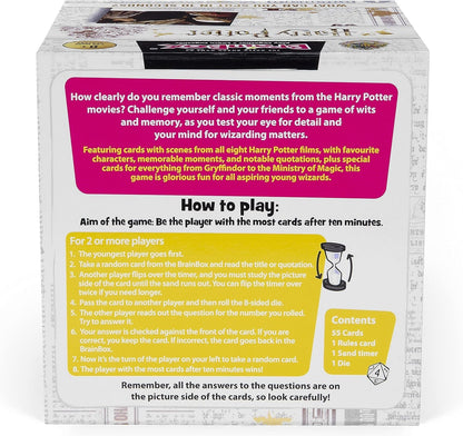 BrainBox Harry Potter Memory Game Wizarding World Family Card Game