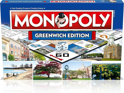 Monopoly Greenwich Edition Board Game Hasbro Family Game