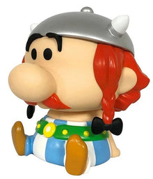 Plastoy Asterix Obelix Coin Bank Money Box Collectible Figure
