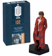 Eaglemoss Doctor Who Figurine Collection #132 The Fourth Doctor w/ Magazine