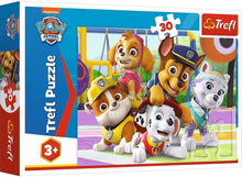 Trefl Paw Patrol 30 Piece Jigsaw Puzzle Chase Marshall Skye Kids Puzzle