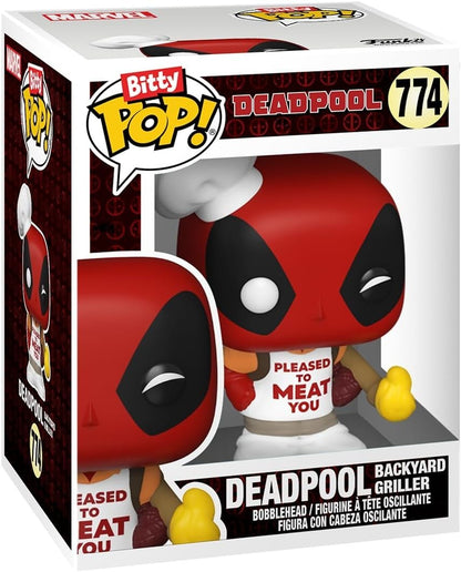 Funko Bitty POP! Deadpool 4-Pack – Backyard Griller, Clown, Bedtime + Mystery