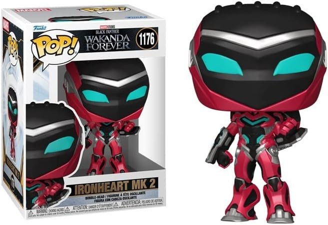 (BOX DMG) Funko Pop Marvel Ironheart MK2 1176 Wakanda Forever Figure