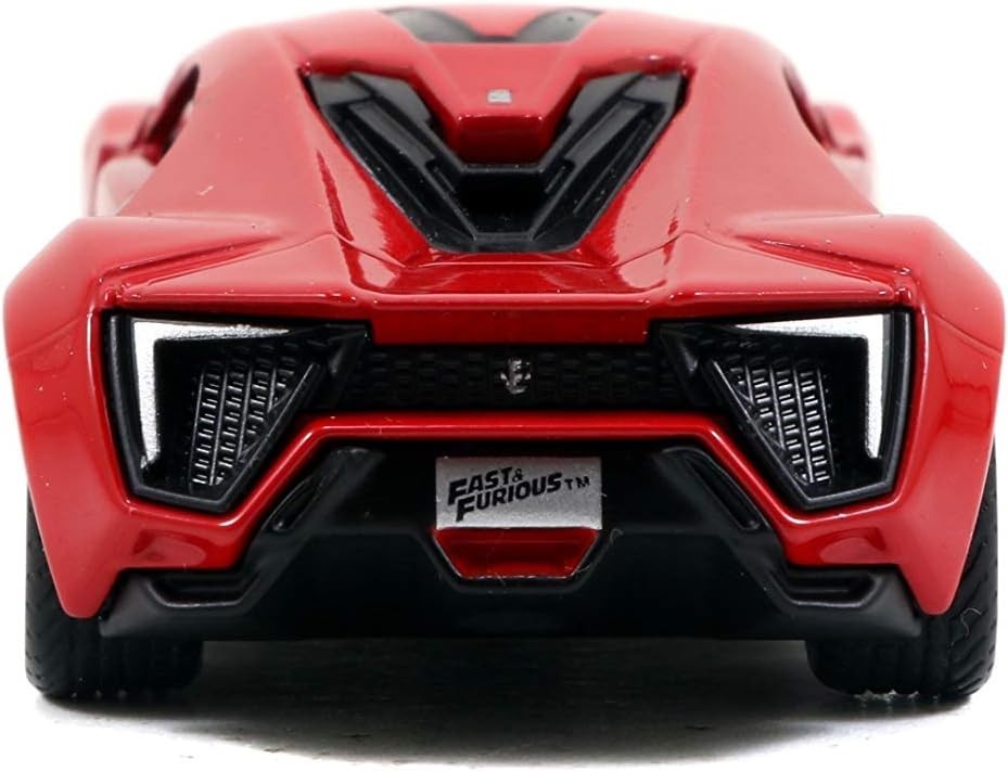 Jada Fast & Furious Lykan HyperSport Red 1:55 Build N Collect Die-Cast Kit